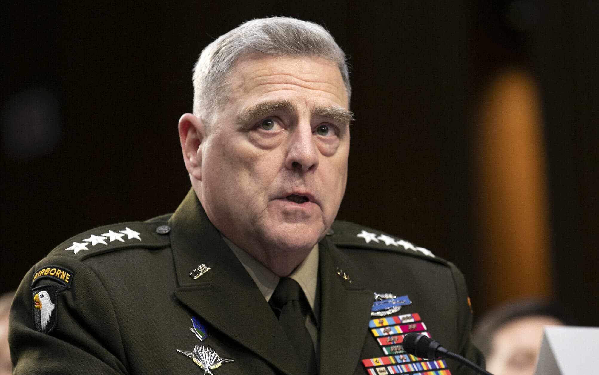The military won’t play a role in the 2020 election, Top US general tells Congress