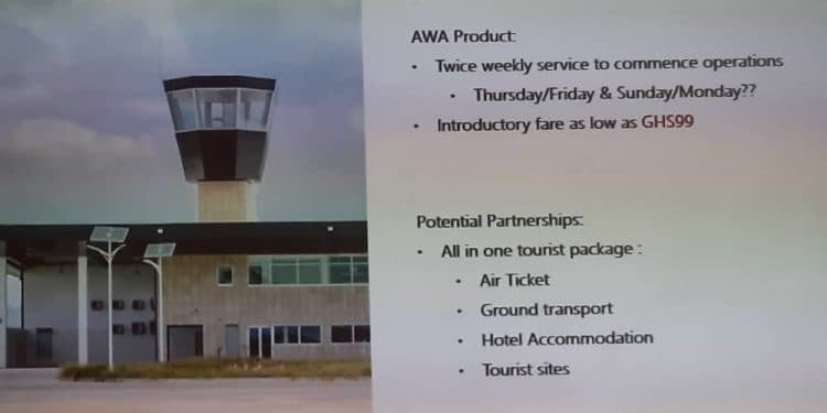 Africa World Airlines to begin flights to Ho airport for GHS99 by end of April 2021